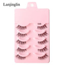 Premium Fluffy Faux Mink Half Eye Lashes Kit for Makeup Premium Fluffy Faux Mink Half Eye Lashes Kit for Makeup