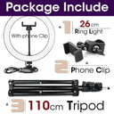 Professional LED Ring Light For Photography And Makeup Professional LED Ring Light For Photography And Makeup