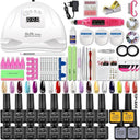 Professional Nail Art Set With UV Lamp And Gel Polish Kit Professional Nail Art Set With UV Lamp And Gel Polish Kit