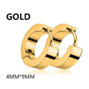 Punk Stainless Steel Stud Earrings Edgy Vintage Hip-Hop Jewelry Punk Stainless Steel Stud Earrings Edgy Vintage Hip-Hop Jewelry