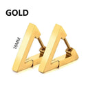 Punk Stainless Steel Stud Earrings Edgy Vintage Hip-Hop Jewelry Punk Stainless Steel Stud Earrings Edgy Vintage Hip-Hop Jewelry