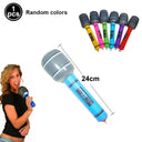 PVC Guitar Microphone Balloon Rock Star Musical Note Toys PVC Guitar Microphone Balloon Rock Star Musical Note Toys