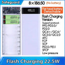 Power Bank Case 18650 Battery Box USB Type C 22.5W QC3.0 Power Bank Case 18650 Battery Box USB Type C 22.5W QC3.0