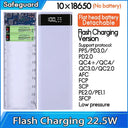 Quick Charging Power Bank Case 18650 Battery Box USB Type C 22.5W QC3.0 Quick Charging Power Bank Case 18650 Battery Box USB Type C 22.5W QC3.0