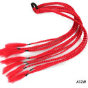 Rainbow Braided Ponytail Hair Extension Colorful Pigtail Fun Rainbow Braided Ponytail Hair Extension Colorful Pigtail Fun