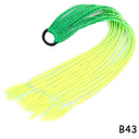 Rainbow Braided Ponytail Hair Extension Colorful Pigtail Fun Rainbow Braided Ponytail Hair Extension Colorful Pigtail Fun