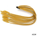 Rainbow Braided Ponytail Hair Extension Colorful Pigtail Fun Rainbow Braided Ponytail Hair Extension Colorful Pigtail Fun