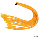 Rainbow Braided Ponytail Hair Extension Colorful Pigtail Fun Rainbow Braided Ponytail Hair Extension Colorful Pigtail Fun