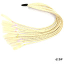 Rainbow Braided Ponytail Hair Extension Colorful Pigtail Fun Rainbow Braided Ponytail Hair Extension Colorful Pigtail Fun