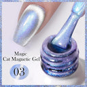 Rainbow Cat Eye Magnetic Gel Polish for Color Shifting Rainbow Cat Eye Magnetic Gel Polish for Color Shifting