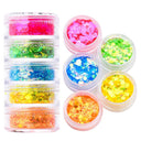 Rainbow Neon Chameleon Nail Art Glitter Set Aurora Shine Rainbow Neon Chameleon Nail Art Glitter Set Aurora Shine