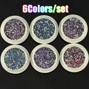 Rainbow Neon Chameleon Nail Art Glitter Set Aurora Shine Rainbow Neon Chameleon Nail Art Glitter Set Aurora Shine
