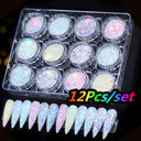 Rainbow Neon Chameleon Nail Art Glitter Set Aurora Shine Rainbow Neon Chameleon Nail Art Glitter Set Aurora Shine