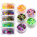 Rainbow Neon Chameleon Nail Art Glitter Set Aurora Shine Rainbow Neon Chameleon Nail Art Glitter Set Aurora Shine