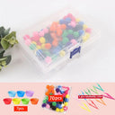 Rainbow Pompoms Sorting Cup Montessori Preschool Learning Toys Rainbow Pompoms Sorting Cup Montessori Preschool Learning Toys
