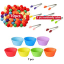 Rainbow Pompoms Sorting Cup Montessori Preschool Learning Toys Rainbow Pompoms Sorting Cup Montessori Preschool Learning Toys