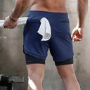 Realxizi Mens 2 In 1 Compression Running Shorts Performance Realxizi Mens 2 In 1 Compression Running Shorts Performance