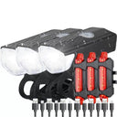 Rechargeable Bike Safety Light Duo for Ultimate Visibility Rechargeable Bike Safety Light Duo for Ultimate Visibility