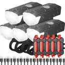 Rechargeable Bike Safety Light Duo for Ultimate Visibility Rechargeable Bike Safety Light Duo for Ultimate Visibility