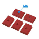 Red Woodworking T Track Chute Rail Miter Jig for Table Saw Router Pro Grade Red Woodworking T Track Chute Rail Miter Jig for Table Saw Router Pro Grade