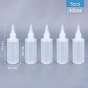 Refillable Plastic Squeeze Bottles for Sauces and Crafts Refillable Plastic Squeeze Bottles for Sauces and Crafts