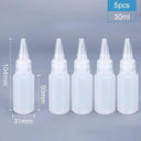 Refillable Plastic Squeeze Bottles for Sauces and Crafts Refillable Plastic Squeeze Bottles for Sauces and Crafts