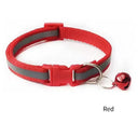 Reflective Cat Collar With Bell Adjustable Safety Necklace Reflective Cat Collar With Bell Adjustable Safety Necklace