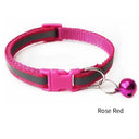Reflective Cat Collar With Bell Adjustable Safety Necklace Reflective Cat Collar With Bell Adjustable Safety Necklace