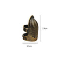 Retro Thimble Ring: Comfortable Stainless Steel Tool Retro Thimble Ring: Comfortable Stainless Steel Tool