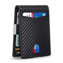 RFID Leather Wallet Plaid Pattern Luxury Slim Holder RFID Leather Wallet Plaid Pattern Luxury Slim Holder