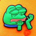 Sad Frog Shoe Charms for Kids Pins Party Gift Set Deluxe Sad Frog Shoe Charms for Kids Pins Party Gift Set Deluxe