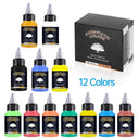 SAGUD Airbrush Paint Set 12 24 Colors 30ML Opaque Fluorescent SAGUD Airbrush Paint Set 12 24 Colors 30ML Opaque Fluorescent