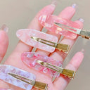 Sakura Pink Hair Clip Set for Effortless Chic Styling Sakura Pink Hair Clip Set for Effortless Chic Styling