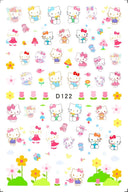 Sanrio Cute Cartoon Nail Stickers Set Anime Inspired Art Sanrio Cute Cartoon Nail Stickers Set Anime Inspired Art