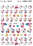 Sanrio Cute Cartoon Nail Stickers Set Anime Inspired Art Sanrio Cute Cartoon Nail Stickers Set Anime Inspired Art