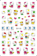 Sanrio Cute Cartoon Nail Stickers Set Anime Inspired Art Sanrio Cute Cartoon Nail Stickers Set Anime Inspired Art
