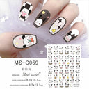Sanrio Cute Cartoon Nail Stickers Set Anime Inspired Art Sanrio Cute Cartoon Nail Stickers Set Anime Inspired Art