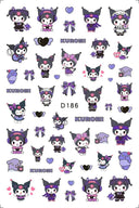 Sanrio Cute Cartoon Nail Stickers Set Anime Inspired Art Sanrio Cute Cartoon Nail Stickers Set Anime Inspired Art