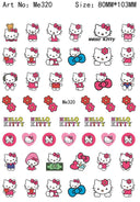Sanrio Cute Cartoon Nail Stickers Set Anime Inspired Art Sanrio Cute Cartoon Nail Stickers Set Anime Inspired Art
