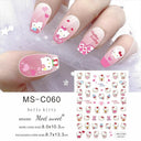 Sanrio Cute Cartoon Nail Stickers Set Anime Inspired Art Sanrio Cute Cartoon Nail Stickers Set Anime Inspired Art