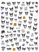 Sanrio Cute Cartoon Nail Stickers Set Anime Inspired Art Sanrio Cute Cartoon Nail Stickers Set Anime Inspired Art