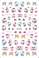 Sanrio Cute Cartoon Nail Stickers Set Anime Inspired Art Sanrio Cute Cartoon Nail Stickers Set Anime Inspired Art