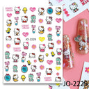 Sanrio Cute Cartoon Nail Stickers Set Anime Inspired Art Sanrio Cute Cartoon Nail Stickers Set Anime Inspired Art