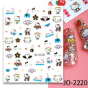 Sanrio Cute Cartoon Nail Stickers Set Anime Inspired Art Sanrio Cute Cartoon Nail Stickers Set Anime Inspired Art