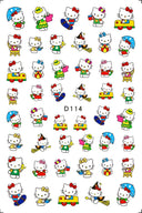 Sanrio Cute Cartoon Nail Stickers Set Anime Inspired Art Sanrio Cute Cartoon Nail Stickers Set Anime Inspired Art
