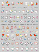 Sanrio Cute Cartoon Nail Stickers Set Anime Inspired Art Sanrio Cute Cartoon Nail Stickers Set Anime Inspired Art