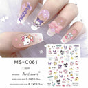 Sanrio Cute Cartoon Nail Stickers Set Anime Inspired Art Sanrio Cute Cartoon Nail Stickers Set Anime Inspired Art