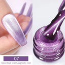 Sea Blue Cat Magnetic Gel Polish with Glitter Snowlight Sea Blue Cat Magnetic Gel Polish with Glitter Snowlight