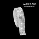 Crystal Rhinestone Ribbon Sticker Set for DIY Craft Decor Crystal Rhinestone Ribbon Sticker Set for DIY Craft Decor