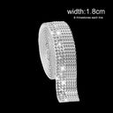 Crystal Rhinestone Ribbon Sticker Set for DIY Craft Decor Crystal Rhinestone Ribbon Sticker Set for DIY Craft Decor